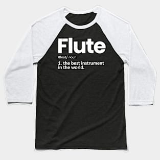 flute Baseball T-Shirt